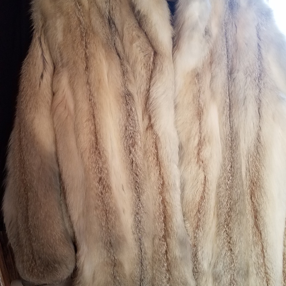 Damselle faux fur coat.